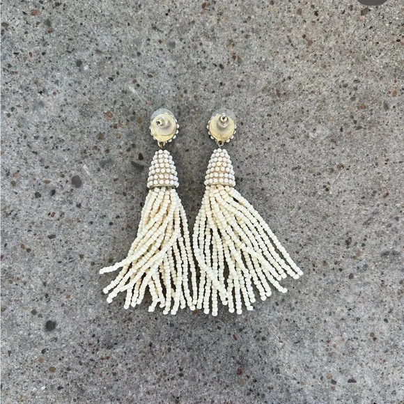 Beaded Tassel Earrings - Picture 2 of 2